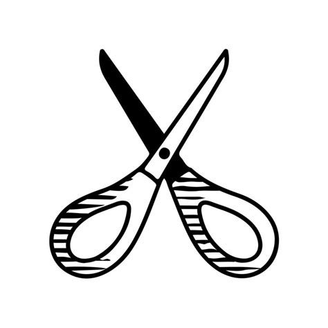 Hand Drawn Scissor Vector Art At Vecteezy