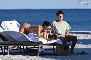 Camila Mendes Stuns In Miami Beach In A Sexy Bikini Shoot Aznude
