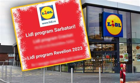 Program Lidl de Crăciun și Revelion Modificări majore în orarul