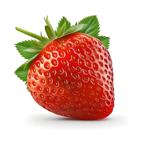 Premium AI Image Strawberry Isolated On White