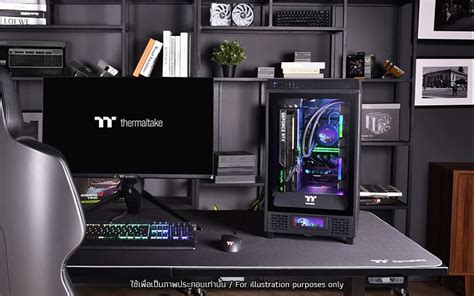 Case เคส Thermaltake The Tower 200 Black Mini Itx