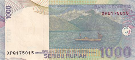 IndonesiA1000 Rupiah Rare GEM UNC Note Coinbazzar