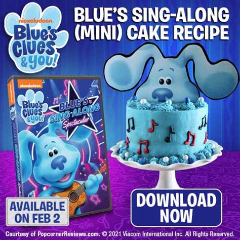 Mini Cake Recipe Inspired By Blues Clues Sing Along Spectacular The