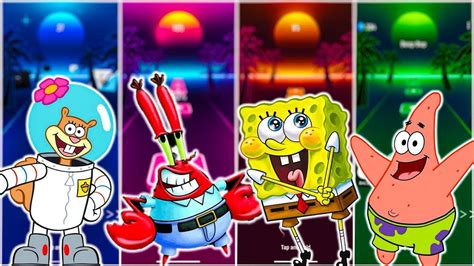 Spongebob Vs Sheriff Labrador Vs Squidward Vs Patrick Vs 🎶 Who Will Win Youtube