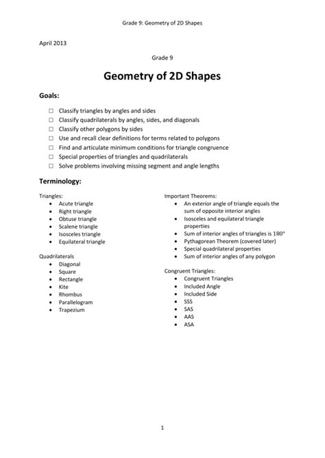 geometry   shapes