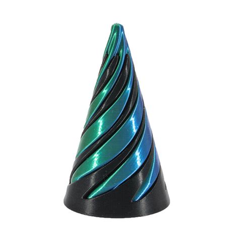 D Printed Spiral Cone Toy Fidget Toy Impossible Pyramid Passthrough