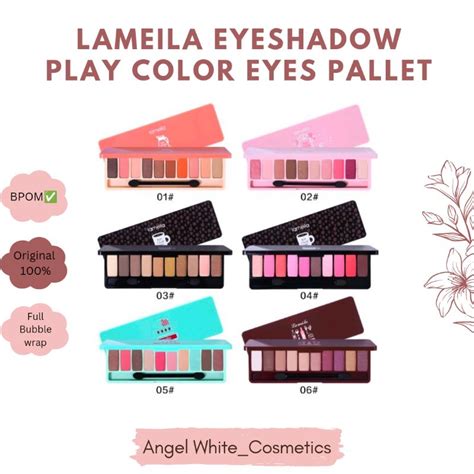 Jual ORIGINAL 100 LAMEILA EYESHADOW PLAY COLOR EYES PALLET Shopee