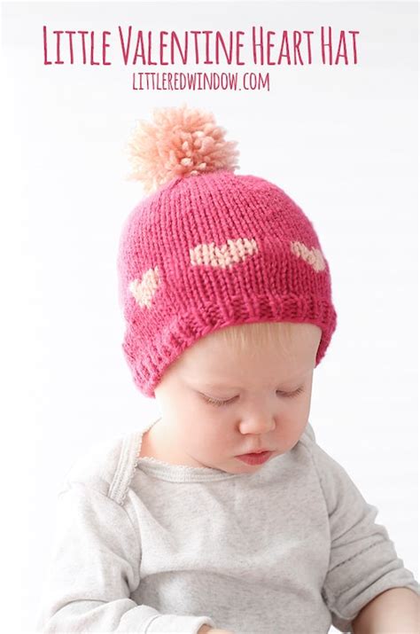 Heart Hat KNITTING PATTERN / Heart Hat Pattern / Valentine Hat | Etsy