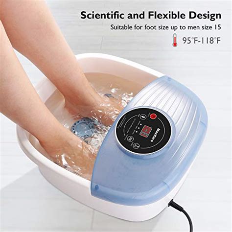 Foot Spa Bath Massager With Heat Bubbles Vibration 3 In 1 Function 16