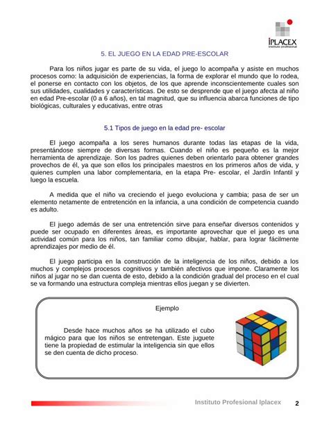 Pdf Juegos Y Did Ctica I Cursos Iplacex Clcursos Iplacex Cl Ced