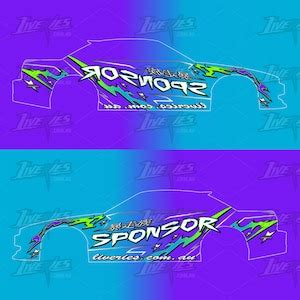 Beyond Stars Blurple Drift Livery Design Car Wrap Motorsport Livery