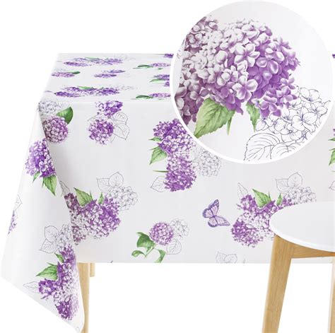 KP HOME Nappe Toile Cirée Rectangulaire 140x200 Nappe PVC Motif