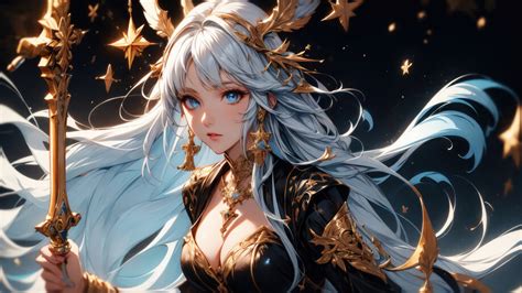 Fantasy Anime Girl 4K #2430k Wallpaper PC Desktop