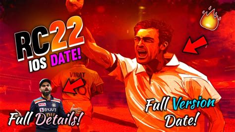 Real Cricket 22 New Update Real Cricket 22 Ios Release Date And Full