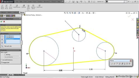 SolidWorks Kinematics Tutorial Creating Belts And Pulleys YouTube