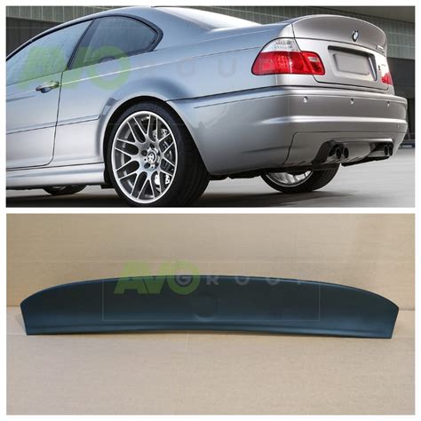 Csl Spoiler Ducktail For Bmw 3 E46 1999 2006 Coupe Abs Matt Avogroup Auto Parts Shop And Service