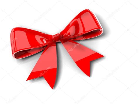 Red bow isolated on white background Stock Photo by ©ArchManStocker 6268988