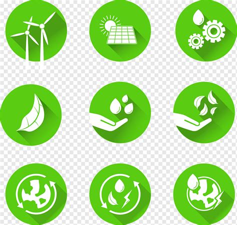 Iconos De Sostenibilidad Icono Conjunto Sostenible Sostenibilidad Ecología Medio Ambiente