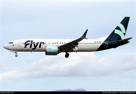 Aircraft Photo Of LN FGJ Boeing 737 8 Max 8 Flyr AirHistory Net