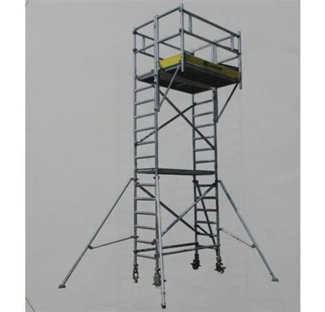 Silver Aluminium Aluminum Cantilever Scaffolding Tower At Rs