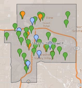 Paradise Valley School District Boundary Map • Sibbach