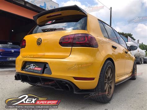 Golf MK6 GTI R Osir Spoiler Carbon Rexsupersport Specializes In