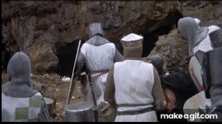 Monty Python The Holy Grail - The killer bunny on Make a GIF