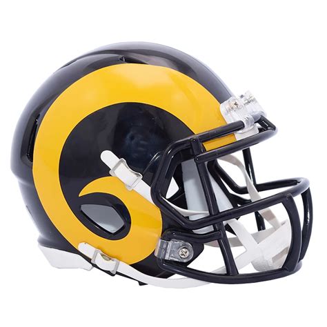 Riddell Los Angeles Rams 2016 Color Rush Revolution Speed Mini Football ...