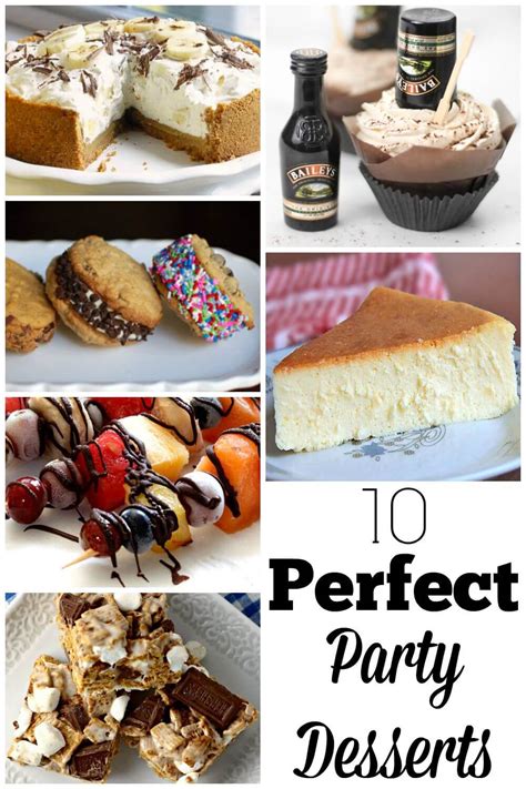 10 Perfect Party Desserts