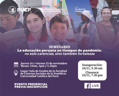 Seminario La Educaci N Peruana En Tiempos De Pandemia No Solo