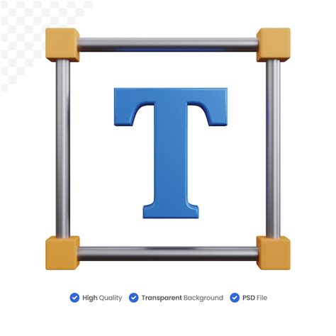 Premium Psd 3d Rendering The Letter T In The Box Isolated