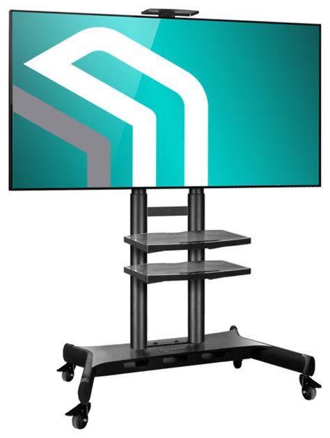 Onkron Mobile Tv Stand With Wheels Rolling Tv Cart For Tvs Up To