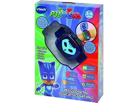 Pj Mask Reloj Gatuno Azul Vtech Juguetilandia