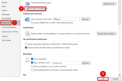 How To Move Outlook S Toolbar From The Side To The Bottom