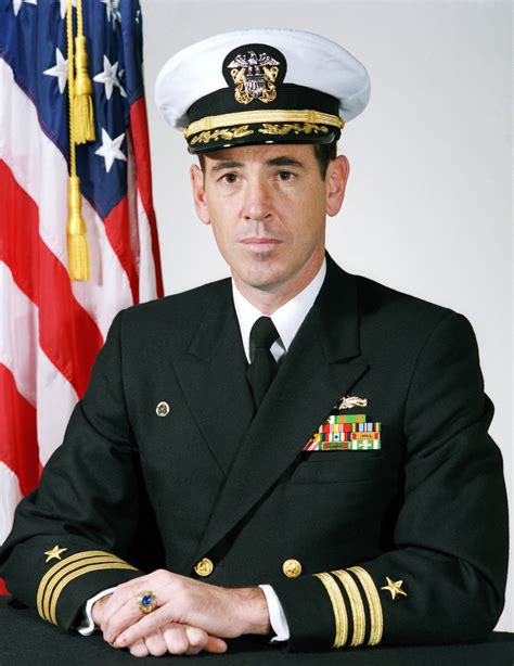 Portrait US Navy USN Commander CDR Billy L Lewis Covered