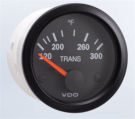 310 111 VDO Vision Black 300F Transmission Temperature Gauge 310