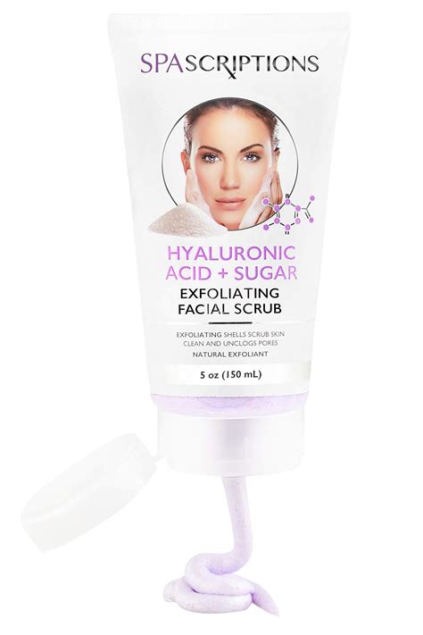 Exfoliante Facial De C Rcuma Rbol De T Cido Hialur Nico Y Az Car