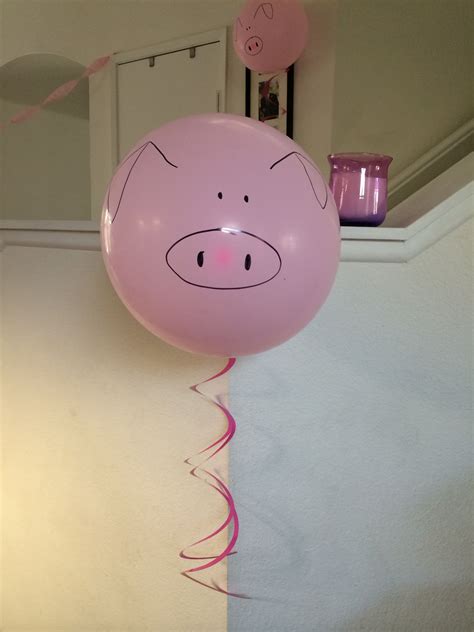 Pig Balloons Oink Pig Birthday Party Pig Crafts Pig Baby Shower