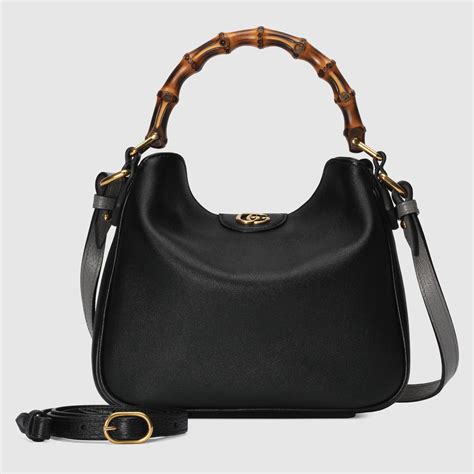 Sac Paule Gucci Diana Petite Taille En Cuir Noir Gucci Be