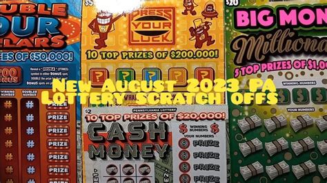 New August 2023 PA Lottery Scratch Offs Lowboy Suprise Profit Session