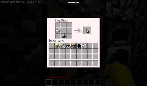 Minecraft How To Craft A Flint Youtube