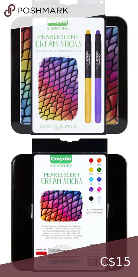 Crayola Pearlescent Cream Sticks Pearlescent Crayola Stick