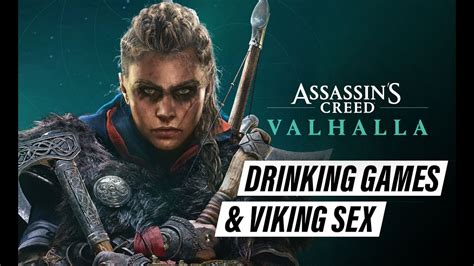 Assassins Creed Valhalla Drinking Games And Viking Sex Gameplay Youtube