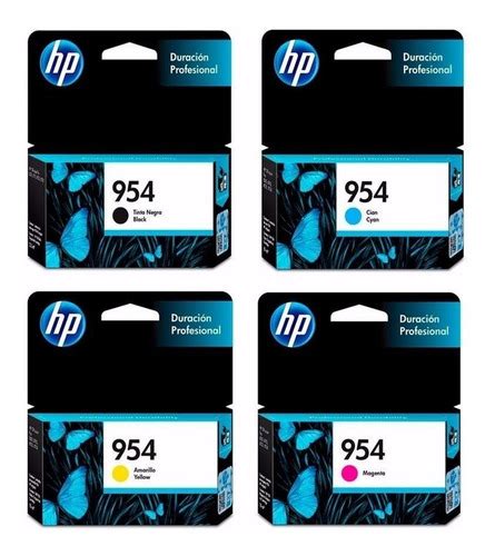 Pack Original De Cartuchos De Tinta Hp 954 4 Colores 2 199 00 En