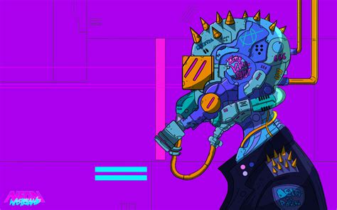 Virtual Boyz Animated By Rob Shields Cyberpunk Music Art