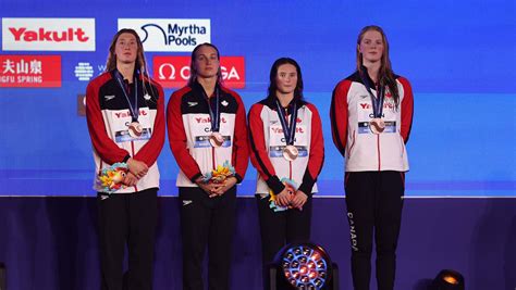 Weekend Roundup Team Canada Secures Medals And Olympic Spots In The Pool