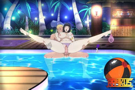 Rule 34 Big Breasts Bikini Bikini Top Removed Black Hair Boruto Naruto Next Generations