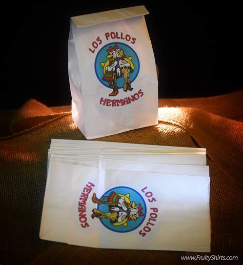 Los Pollos Hermanos Lunch Bags 12 Pack Uk Kitchen And Home