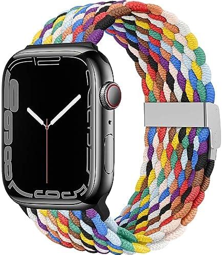 Charlam 6 Pack Elastisch Loop Armband Kompatibel Mit Apple Watch 44mm