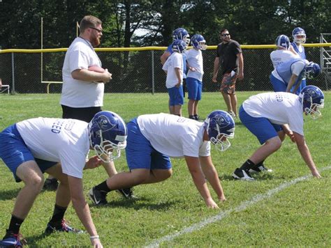 First day of Pearl River High School football practice